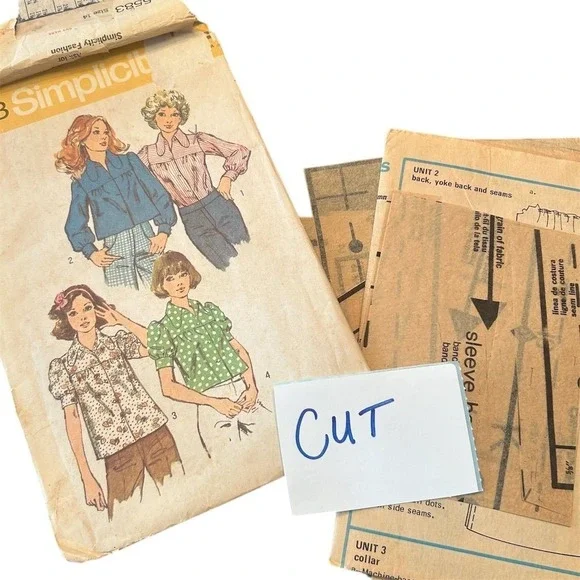 1970s Vintage Simplicity Petite Sewing Patterns Lot - Picture 5 of 16